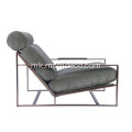 Модерен стол за салони за ткаенини Мило Багман со Отоман
